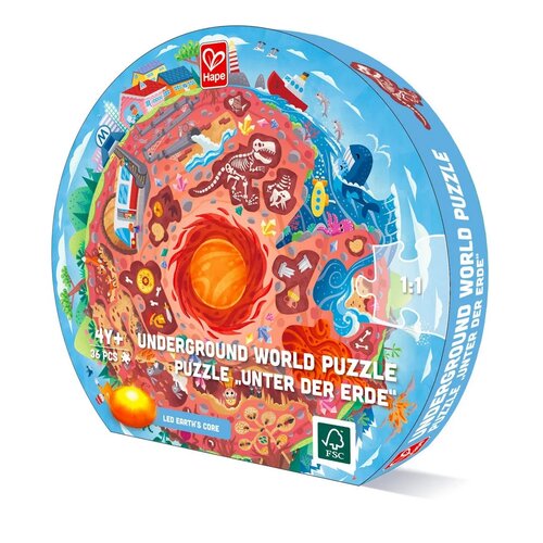 Hape Puzzle - Podzemný svět,