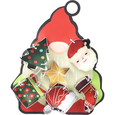 Santa 6 db-os süteményes kivágó készlet