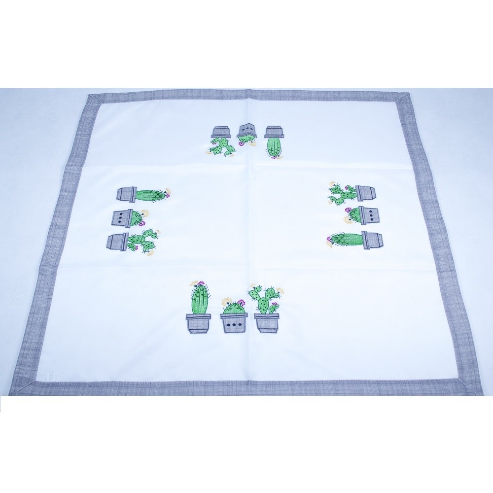 BO-MA Trading Obrus Kaktus, 85 x 85 cm