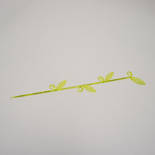 Plastia Pręcik do storczyków Liść zieleń, 60 cm