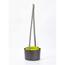 Plastia Samozavlažovací závěsný květináč Berberis antracit + zelená, pr. 30 cm