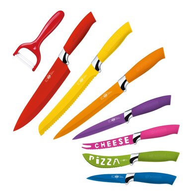 8dílná sada kuchyňských nožů Multicolor