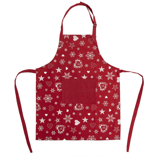 Vianočná zástera červená, 60 x 80 cm