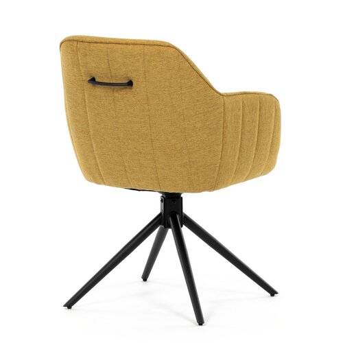 Set de scaune de sufragerie cu mecanism deîntoarcere HC-536 YEL2, 2 buc.