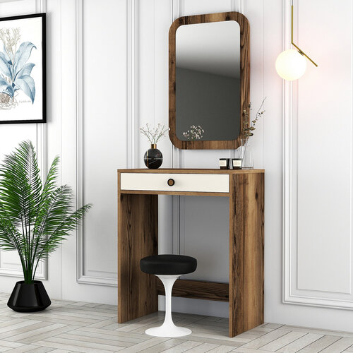 Kosmetický stůl Lizbon Mirror Cream