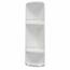 GEDY 7081 CAESAR raftă de colț cu trei rafturipentru duș 22,6 x 71 x 16 cm, plastic ABS, alb