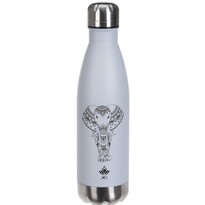 XQ Max Fľaša na pitie Yoga 500 ml, strieborná