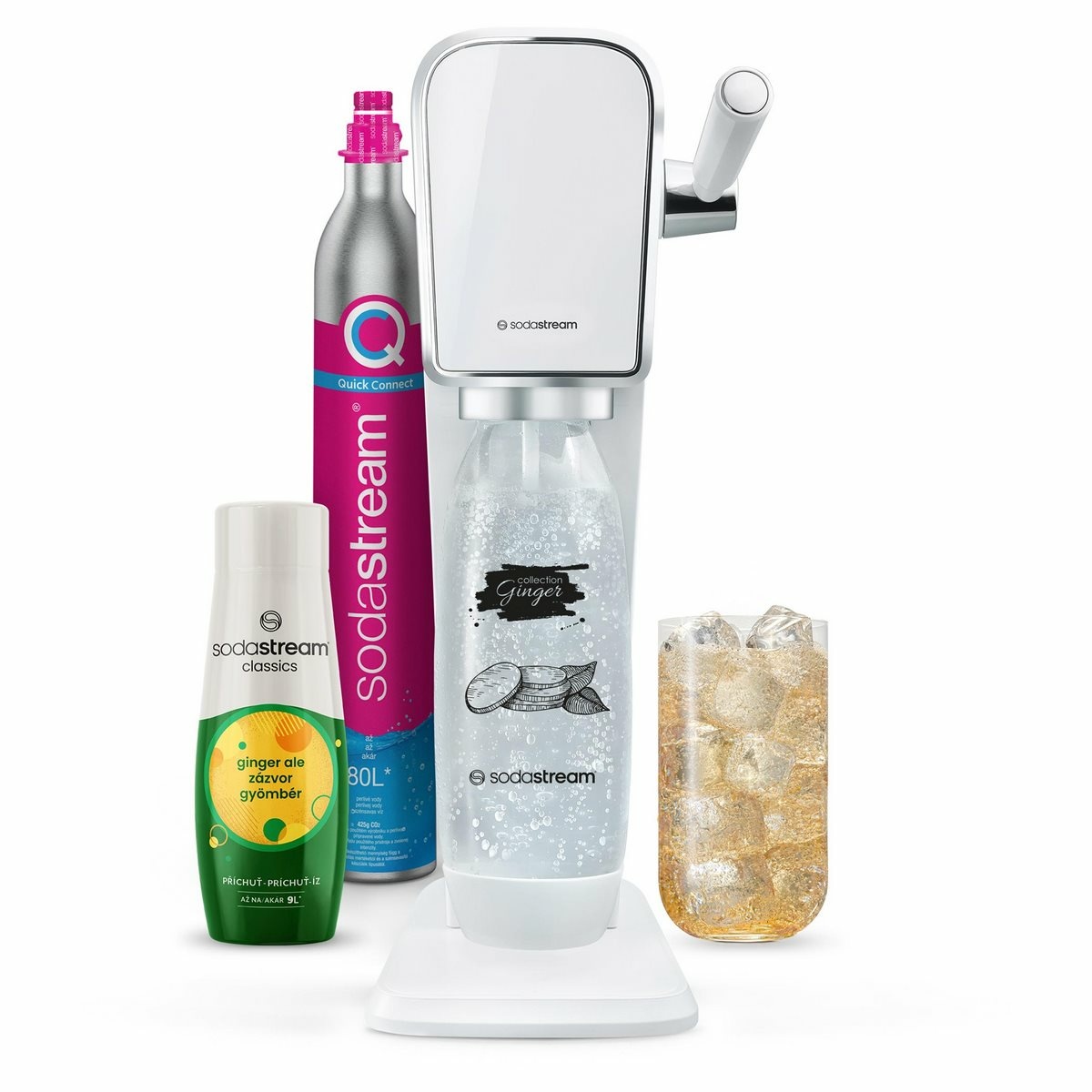 Sodastream Art White Ginger Ale Mpackszikvízkészítő termék 2. képe
