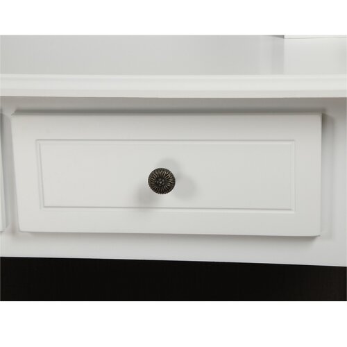 Măsuță decorativă cu scaun RODES NEW, albă