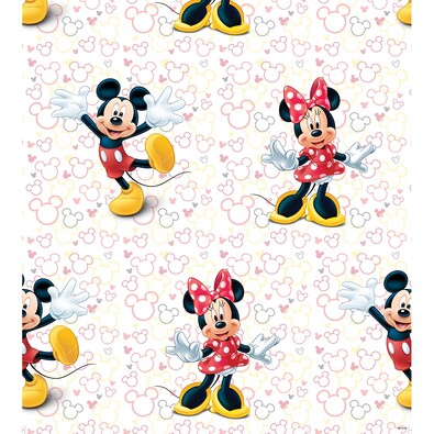 Dětská fototapeta Mickey a Minnie, 53 x 1005 cm