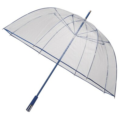 Průhledný deštník Princess sv.modrý
