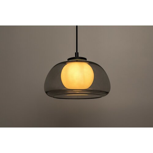 Rabalux 72275 moderní závěsný lustr Elowen, kouřová, G9, 1x max. 5W