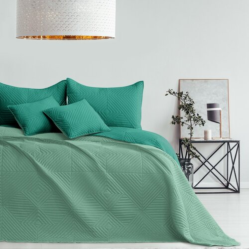 AmeliaHome Prekrivalo za posteljo Softa green -jadegreen, 220 x 240 cm