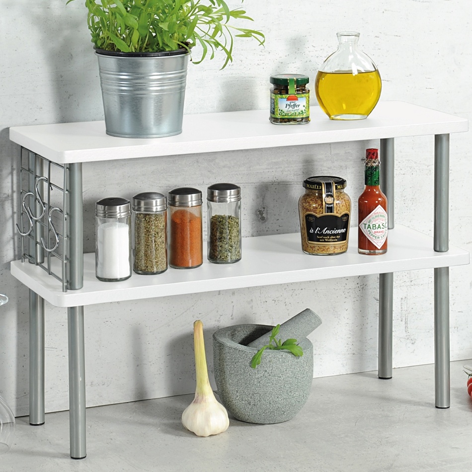 Kesper 27821 Konyhai polc, fehér, 38 x 55 x 20 cm termék 2. képe