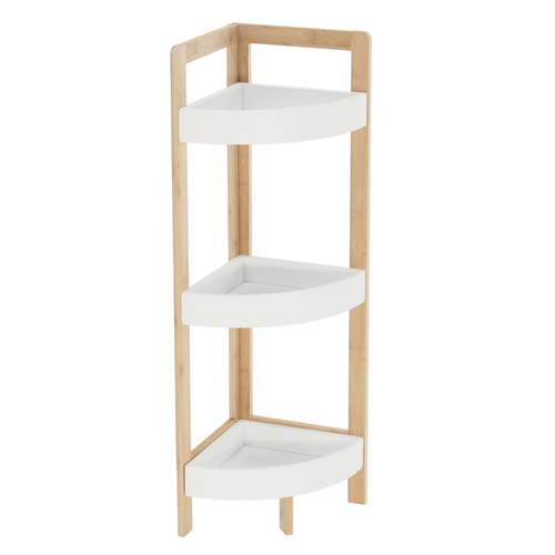 Kotni regal Fong, bambus, 23 x 23 x 77 cm