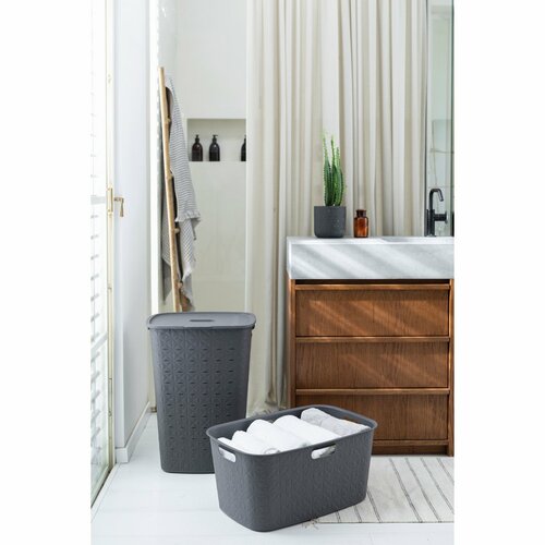 Curver Softex szennyeskosár 56 l , sötétszürke