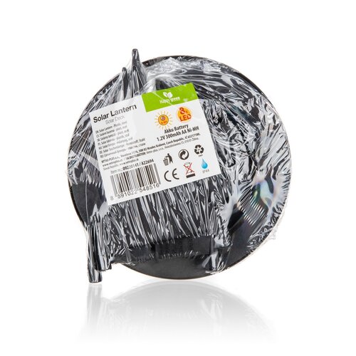 Happy Green Lampă LED încastrabilă solarăargintie, 12 cm
