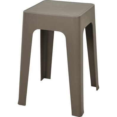 Kunststoffhocker Mallys Grau, 33 x 47 x 33 cm, stapelbar