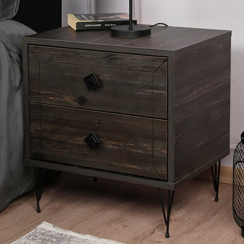 Nočný stolík Luna Dark Brown