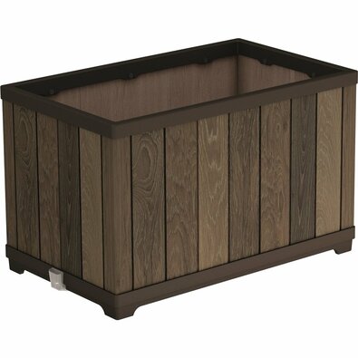 Ghiveci Keter Deco Rectangle 45,5 x 76 x 45,5 cm, maro