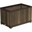 Keter Pflanzkübel Deco Rectangle 45,5 x 76 x 45,5 cm, braun