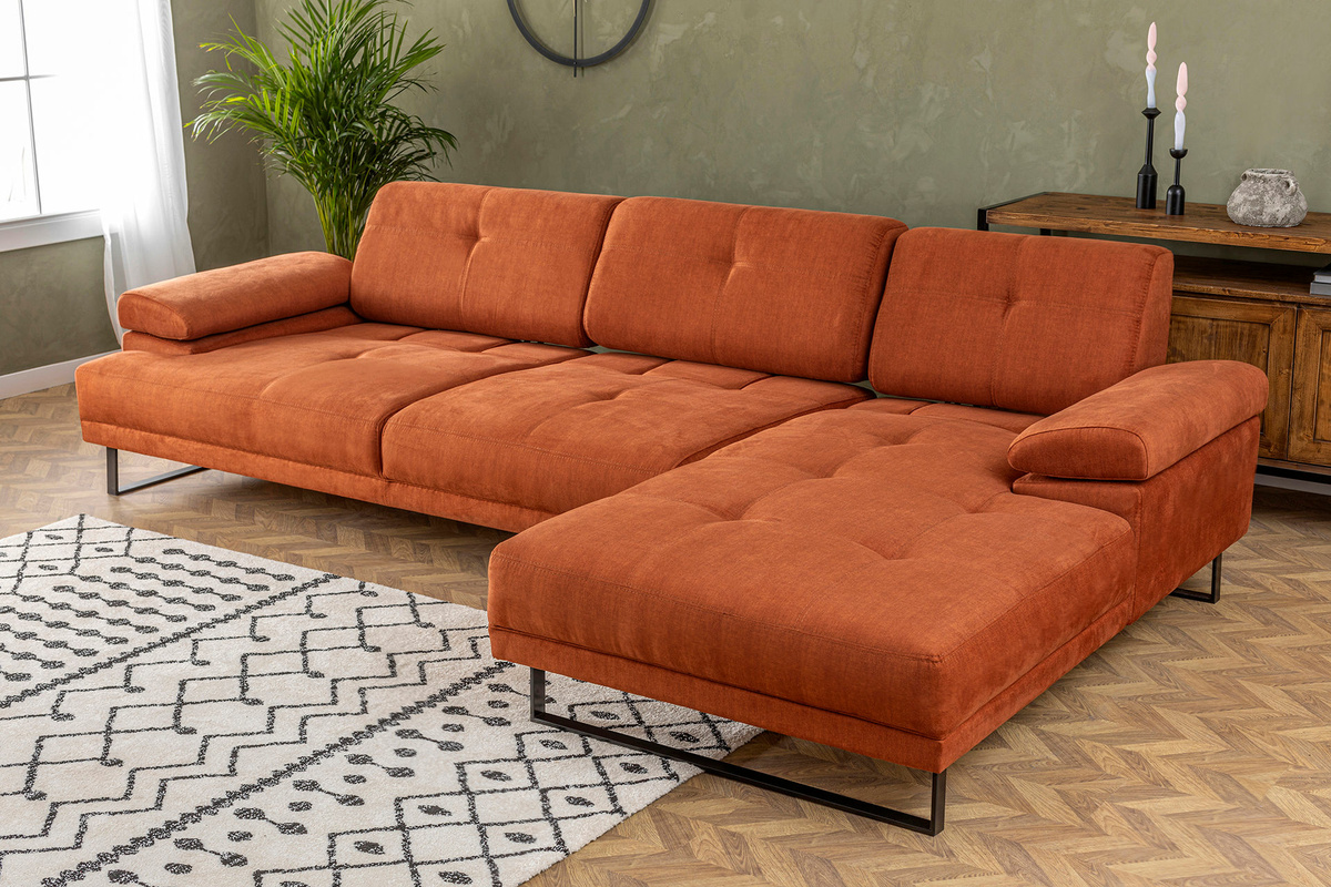Rohová pohovka Mustang Small Right Orange