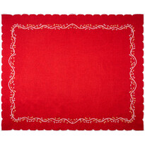 Vánoční ubrus Hvězdičky červená, 120 x 140 cm Vánoční ubrus Hvězdičky červená, 120 x 140 cm