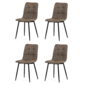 Set de scaune de sufragerie Vintage CT-281 BR3, 4buc