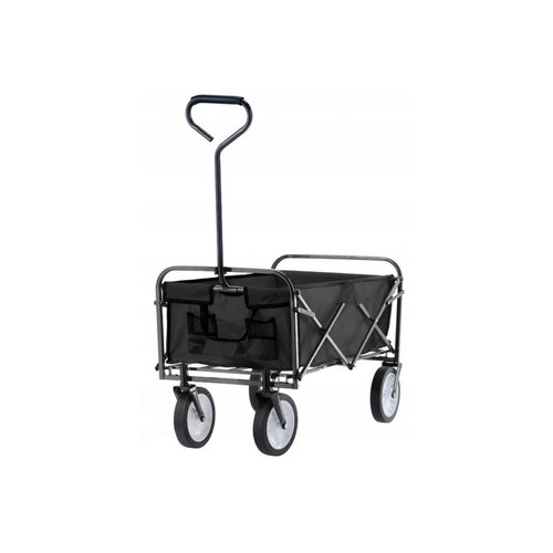 Klappbarer Bollerwagen 116 x 54 x 90 cm, schwarz