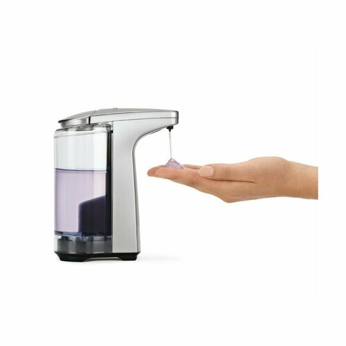 Simplehuman Brezdotični dozirnik za milo 237 ml,mat nikl