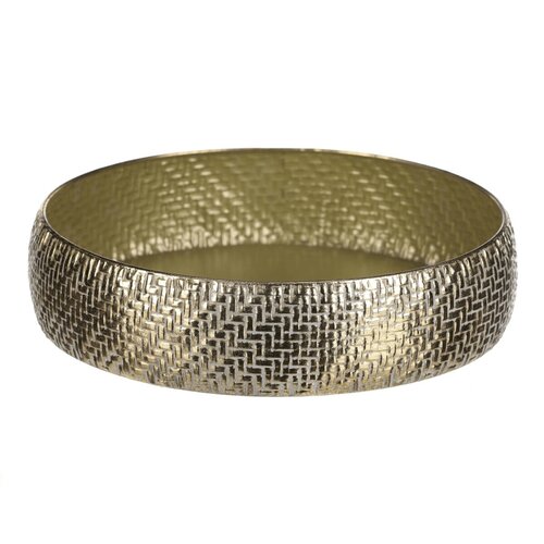 Набір металевих підносів для композицій GOLDEN WEAVE, 3 шт., золотий