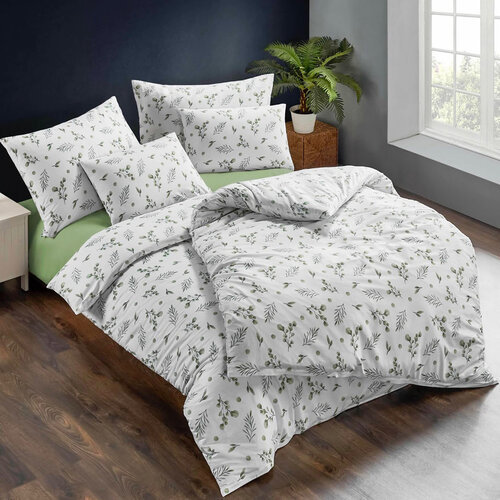 BedTex Olivia bombažna posteljnina, 160 x 200 cm, 2 x 70 x 80 cm