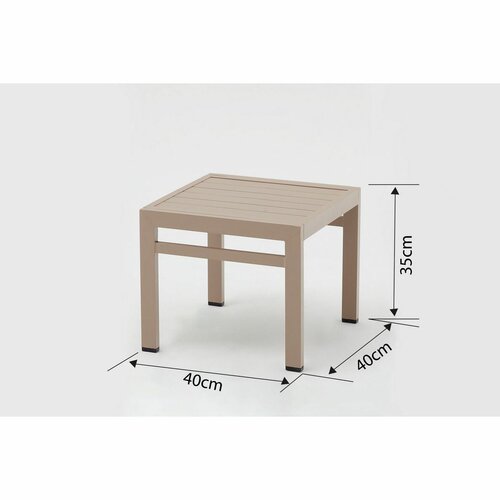 Set Gartenliege mit Beistelltisch Asos