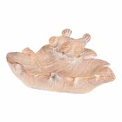 Vogeltränke Blatt Vögel, MgO Keramik 21 x 18 x 7 cm