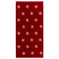 Osuška Stars červená, 70 x 140 cm