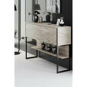 Luxe Travertine és fekete komód