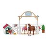 Schleich 42458 Gostujoči konji, Hannah s psičkoRuby, 40 x 30 x 20 cm