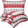 4Home Božično bombažno posteljnino Red Nordic