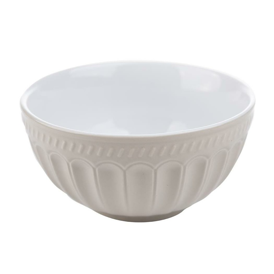 Florina Sada keramických misek Roma, 14 cm, 6 ks, béžová