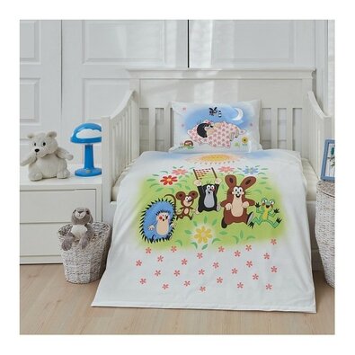 Матєйовський Бавовняна постільна білизна Deluxe Кроті рахівниця, 100 x 135 см, 40 x 60 см