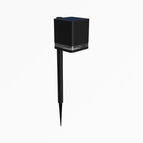Philips Virona zewnętrzna solarna lampa kolumnowaLED czarna, 1,8 W, 200 lm, 2700 K