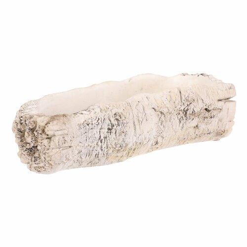 Husă pentru flori - ghiveci, imitație demesteacăn, 24 x 10 x 7 cm