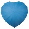 Dámsky holový dáždnik srdce Heart sv.modra