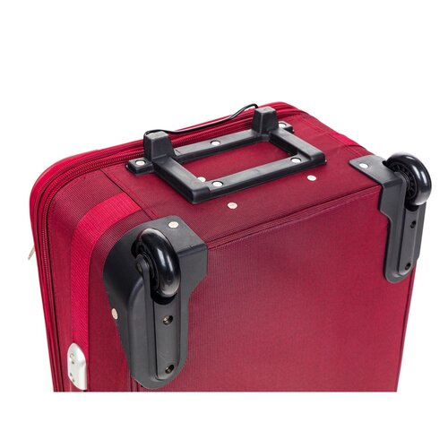 Pretty UP Travel Textilkoffer TEX24 M, rotrot,