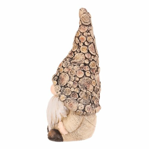 Záhradná dekorácia Škriatok lopatka, 11 x 9 x 21 cm, polyresin