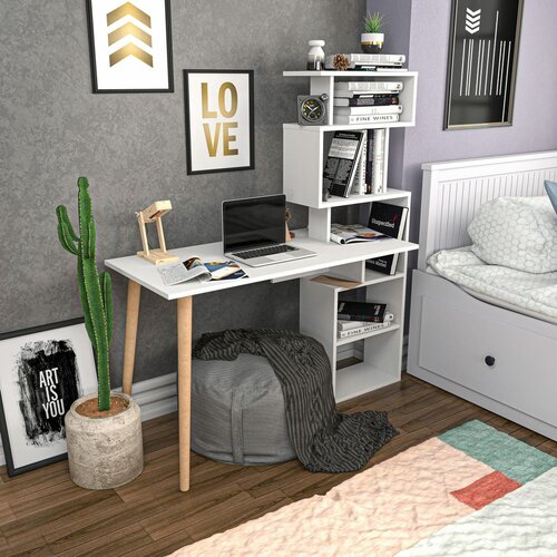 Pracovní stůl Vina White