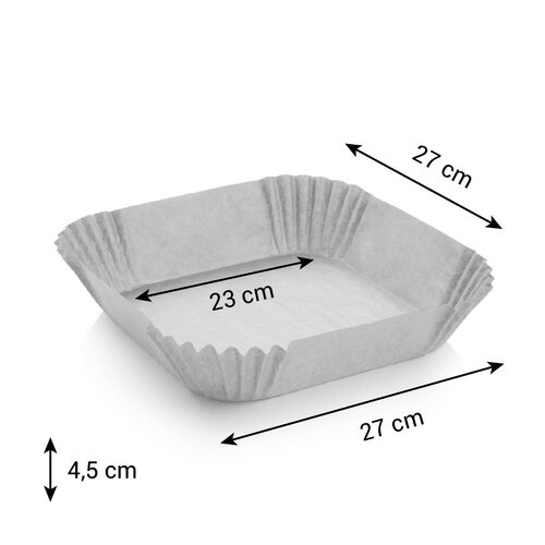 Tescoma DELICIA papírsütő forma négyzet 23 x 23 cm, 50 db