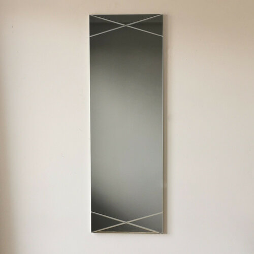 Spiegel Silver 35 x 105 cm