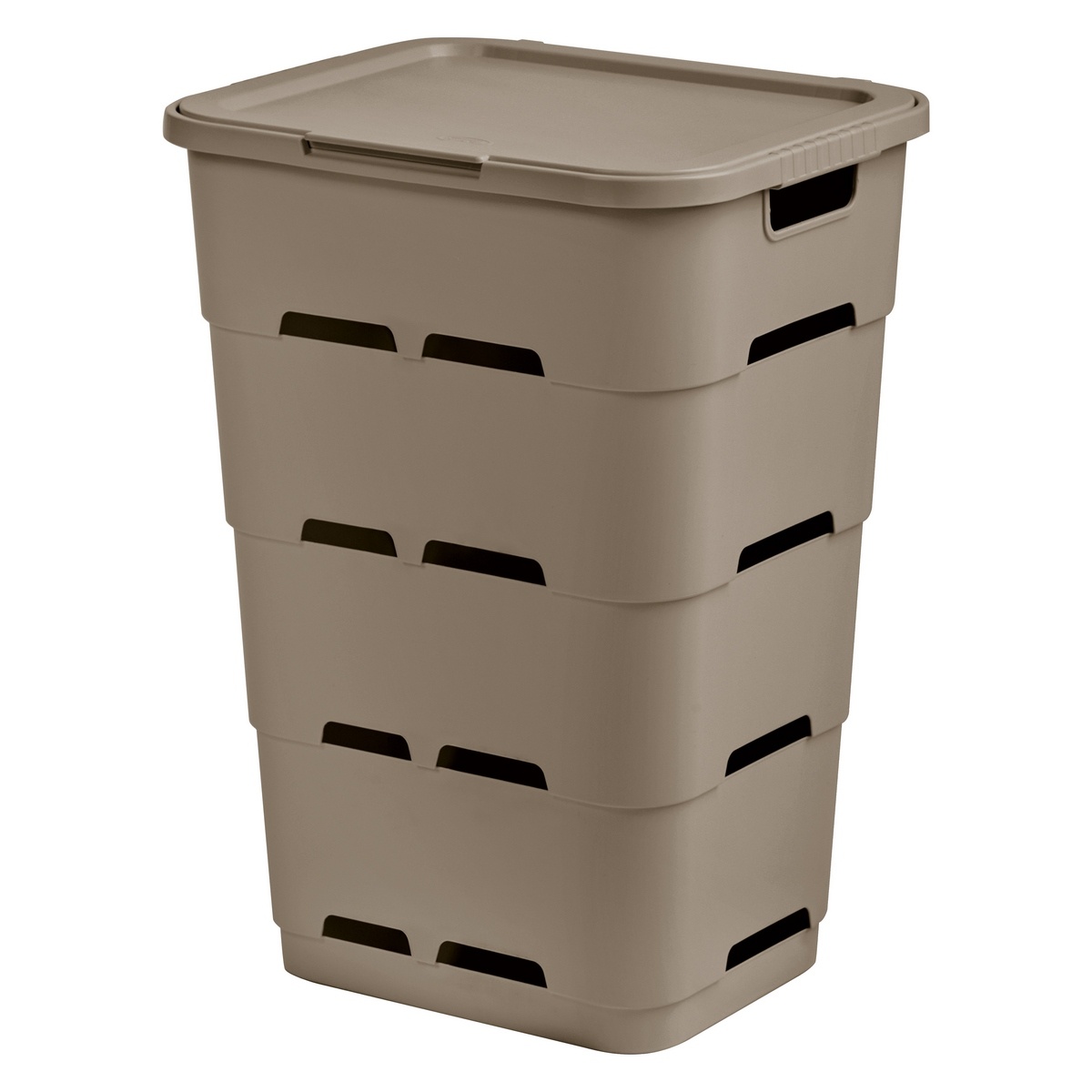 Tontarelli Kosz na brudną bieliznę MAYA 45 l, brązowy