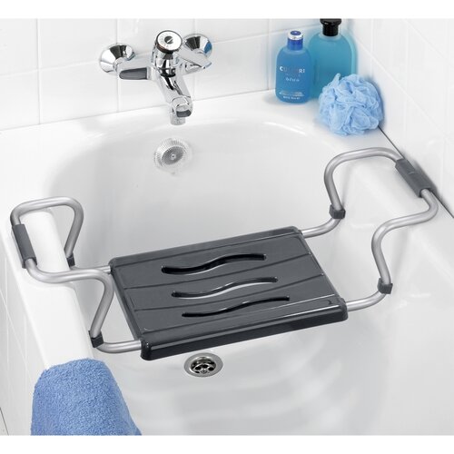 Vise-up bath seat, adjustable SECURA, grey